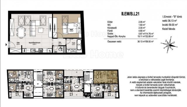 Eladó téglalakás, Mosonmagyaróváron 61.5 M Ft, 2 szobás