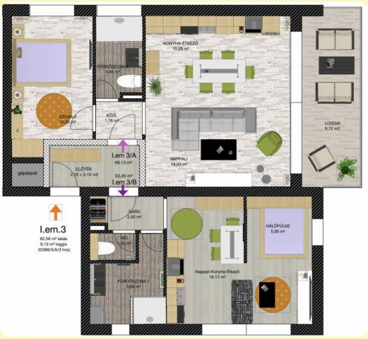 Eladó téglalakás, Debrecenben 138.512 M Ft, 3 szobás