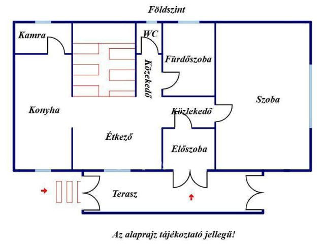 Eladó családi ház, Kunszentmártonban 26.5 M Ft, 3 szobás