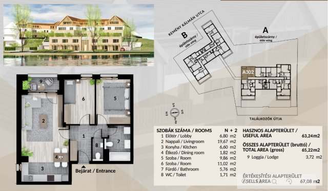 Eladó téglalakás, Veresegyházon 95.254 M Ft, 2 szobás