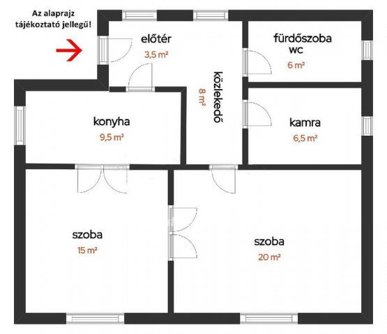 Eladó családi ház, Szolnokon 49 M Ft, 2 szobás