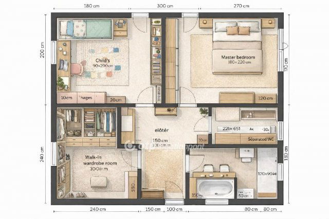 Eladó téglalakás, Budapesten, XXI. kerületben 184 M Ft, 4 szobás