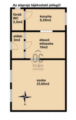 Eladó téglalakás, Nagykanizsán 12.5 M Ft, 2 szobás
