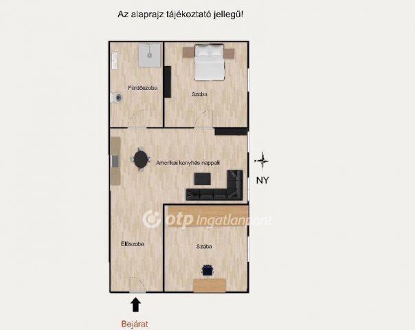 Eladó téglalakás, Budapesten, XXI. kerületben 33 M Ft