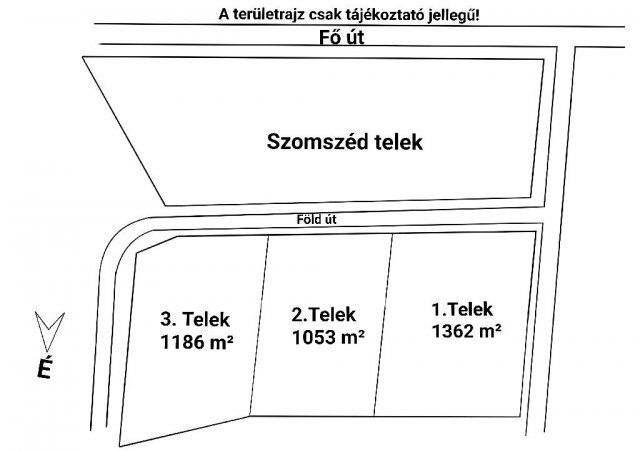 Eladó telek, Nagykőrösön 4.79 M Ft / költözzbe.hu