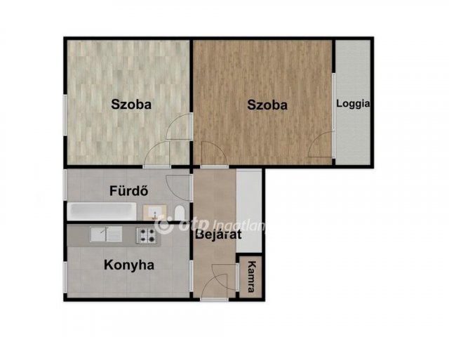 Kiadó téglalakás, albérlet, Debrecenben 200 E Ft / hó, 2 szobás