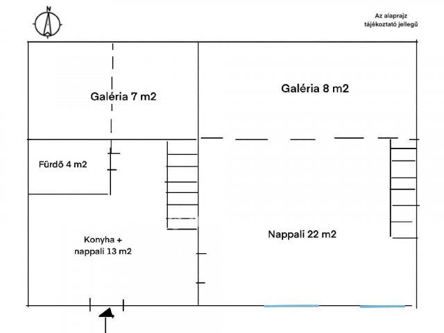 Eladó téglalakás, Budapesten, VIII. kerületben 52.5 M Ft
