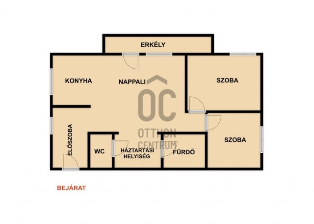 Eladó téglalakás, Tatabányán 67.5 M Ft, 3 szobás