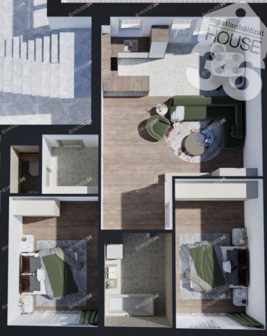 Eladó téglalakás, Kecskeméten 93.7 M Ft, 3 szobás