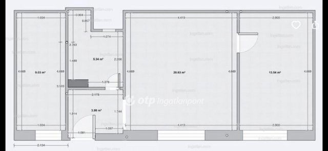 Eladó téglalakás, Budapesten, XIII. kerületben 99.9 M Ft