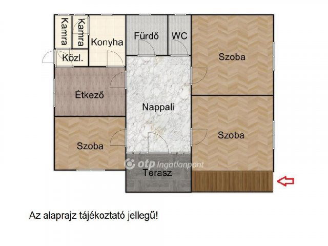 Eladó családi ház, Timáron 31.9 M Ft, 3 szobás