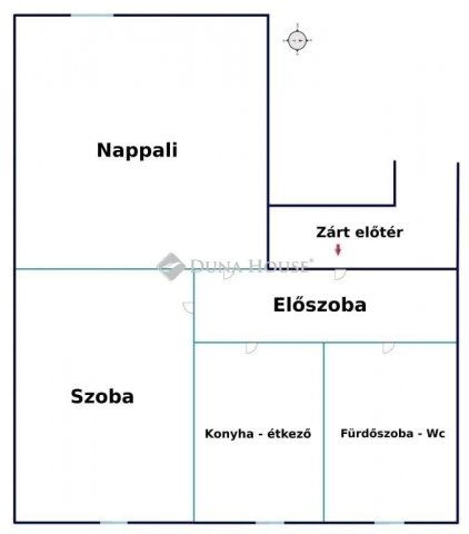 Eladó téglalakás, Budapesten, XV. kerületben 68.9 M Ft, 2 szobás