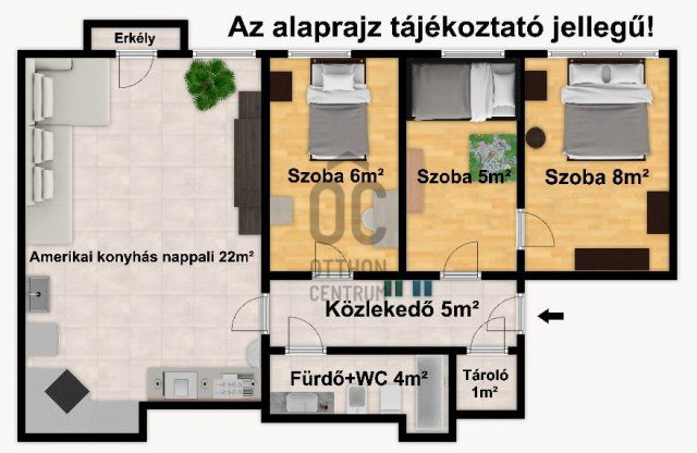 Eladó téglalakás, Budapesten, XV. kerületben 59.8 M Ft, 4 szobás