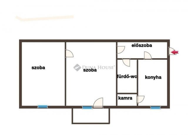 Eladó téglalakás, Pécsett 32.8 M Ft, 2 szobás