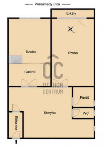 Kiadó téglalakás, albérlet, VI. kerületben, Vörösmarty utcában