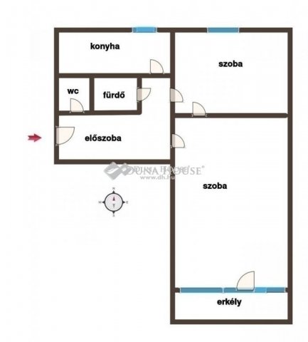 Eladó panellakás, Pécsett 48.95 M Ft, 2 szobás