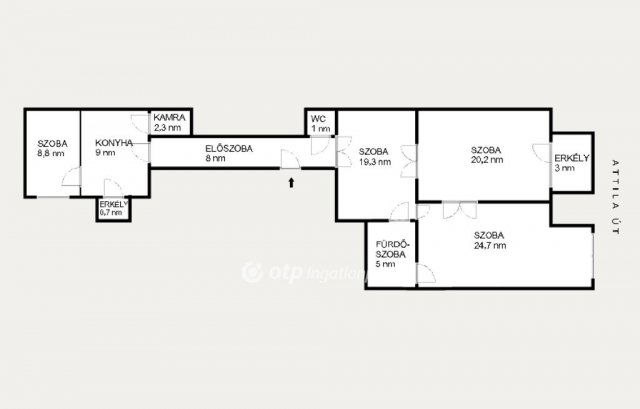 Eladó téglalakás, Budapesten, I. kerületben 149.9 M Ft