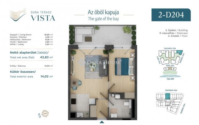 Eladó téglalakás, Budapesten, XIII. kerületben 84.4 M Ft