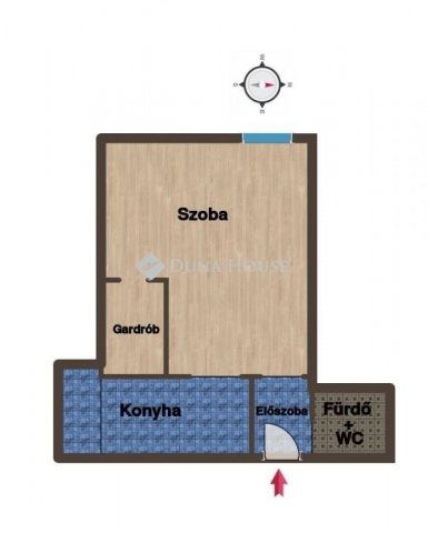 Eladó téglalakás, Budapesten, XX. kerületben 52.4 M Ft, 1 szobás