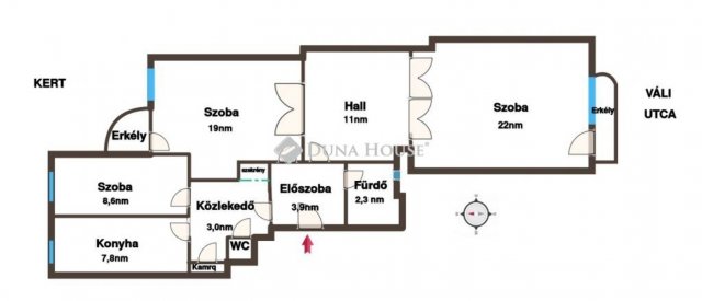 Eladó téglalakás, Budapesten, XI. kerületben 139 M Ft, 3 szobás