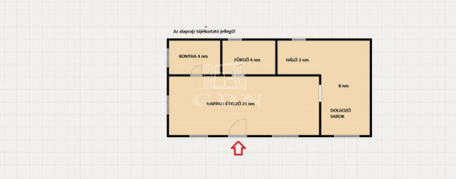 Eladó családi ház, Szigetmonostorban 27.9 M Ft, 1+1 szobás
