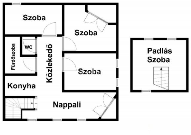Eladó téglalakás, Veszprémben 70.5 M Ft, 5 szobás