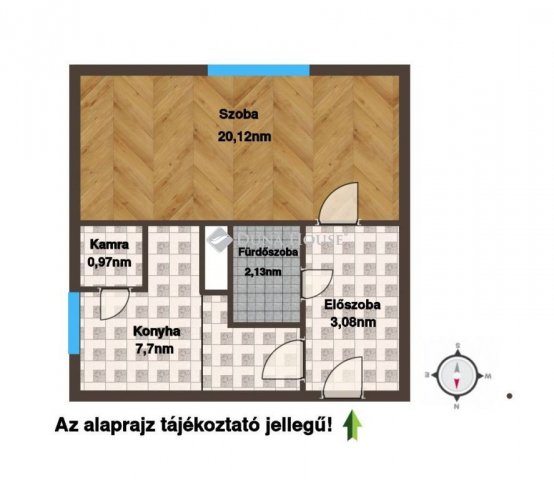 Eladó téglalakás, Budapesten, XXI. kerületben 41.5 M Ft