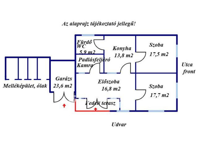 Eladó családi ház, Jánoshalmán 17.9 M Ft, 2 szobás