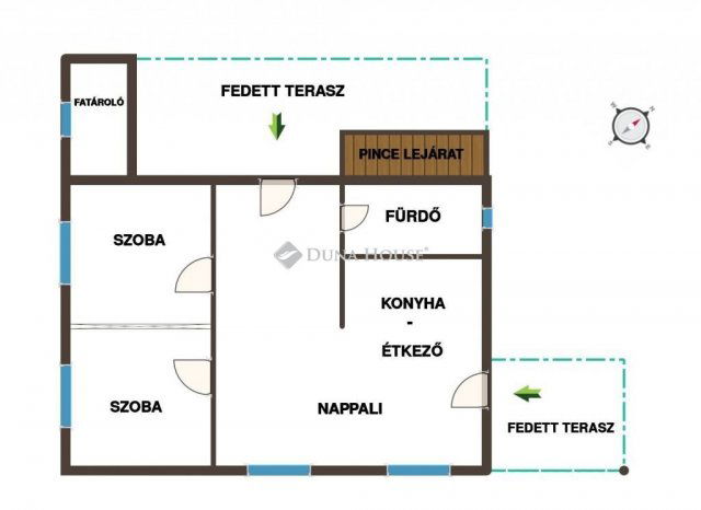 Eladó családi ház, Felcsúton 45 M Ft, 1+2 szobás