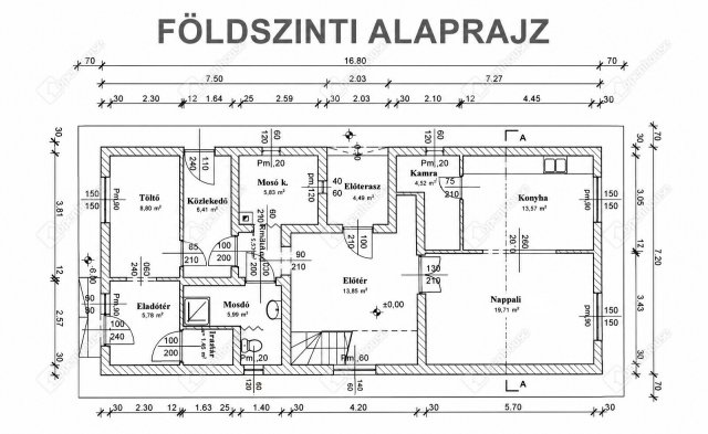 Eladó üzlethelyiség, Miskolcon 109 M Ft, 5 szobás
