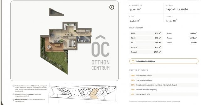 Eladó téglalakás, Debrecenben 84.4 M Ft, 2 szobás