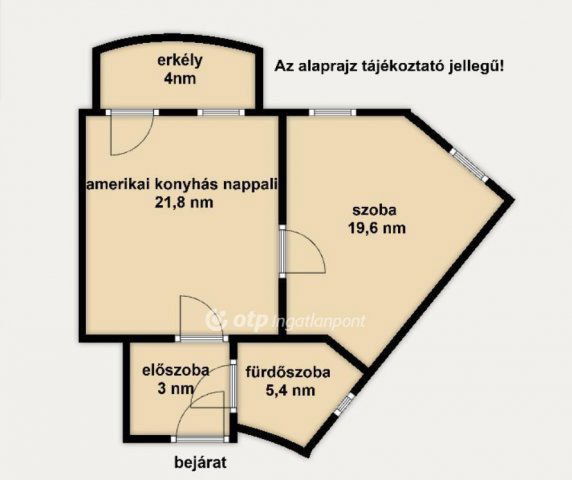 Eladó téglalakás, Budapesten, VIII. kerületben 59.9 M Ft