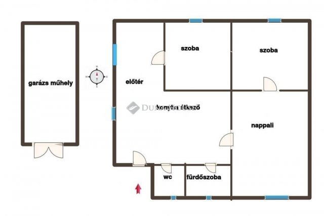 Eladó családi ház, Kecskeméten 89.8 M Ft, 3 szobás