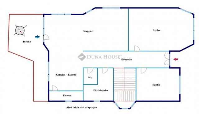 Eladó családi ház, Dunaharasztin 129 M Ft, 9 szobás