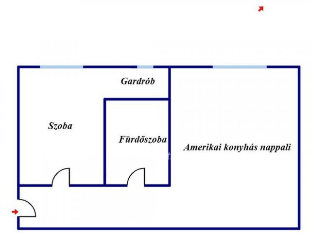 Eladó téglalakás, Miskolcon 17.8 M Ft, 1+1 szobás