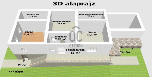 Eladó családi ház, Nagyvisnyón 8.5 M Ft, 2 szobás