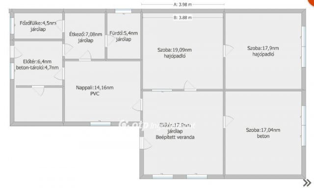 Eladó családi ház, Sióagárdon 32 M Ft, 4 szobás
