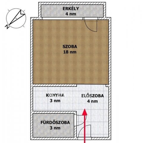 Eladó panellakás, Budapesten, XI. kerületben 52.5 M Ft, 1 szobás