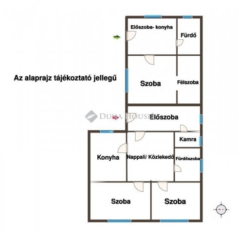 Eladó családi ház, Hódmezővásárhelyen 58 M Ft, 4 szobás