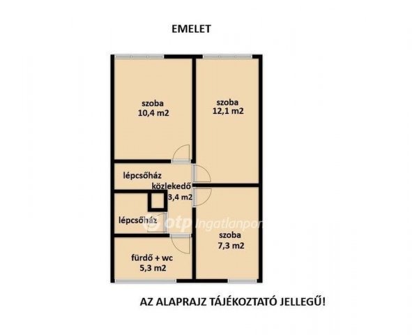 Eladó téglalakás, Zircen 59.99 M Ft, 4+1 szobás