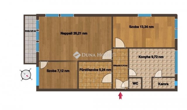 Eladó téglalakás, Budapesten, II. kerületben 98 M Ft, 3 szobás
