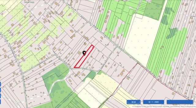 Eladó telek, Budapesten, XXI. kerületben, Szederfa utcában