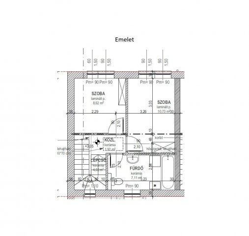 Eladó téglalakás, Cegléden 64.9 M Ft, 3 szobás