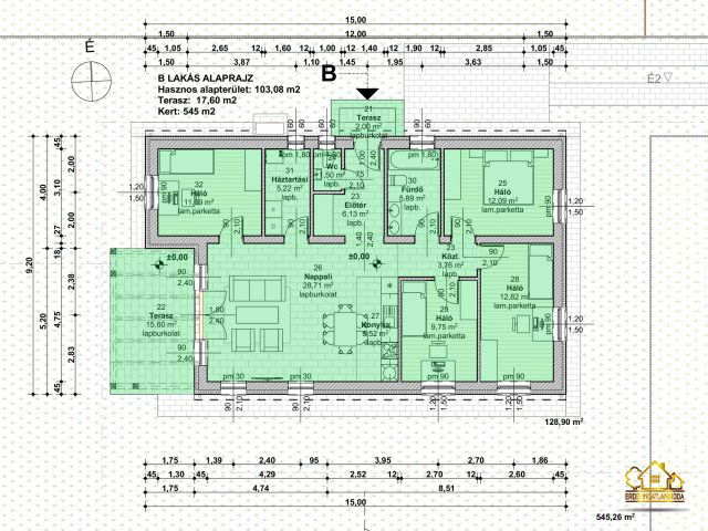 Eladó családi ház, Kiskunlacházán 77 M Ft, 5 szobás