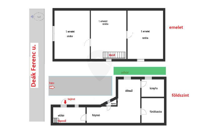 Eladó téglalakás, IV. kerületben, Deák Ferenc utcában