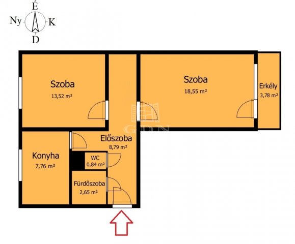 Kiadó panellakás, albérlet, Miskolcon 130 E Ft / hó, 2 szobás