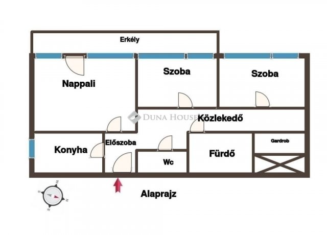 Eladó téglalakás, Budapesten, XX. kerületben 60 M Ft, 3 szobás