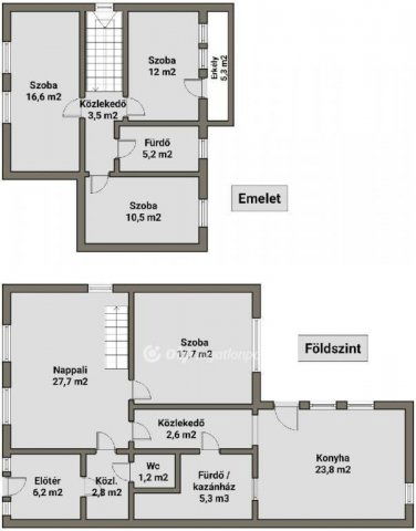 Eladó téglalakás, Tuzséren 21 M Ft, 4+1 szobás