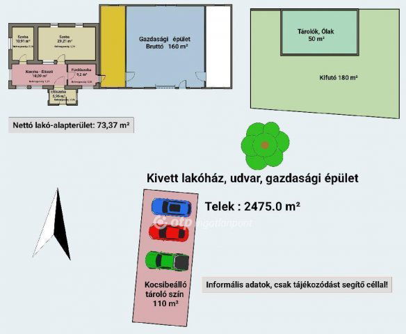 Eladó családi ház, Hajdúnánáson 52 M Ft, 2 szobás