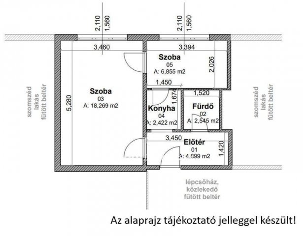 Kiadó panellakás, albérlet, Miskolcon 120 E Ft / hó, 1+1 szobás